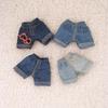 bjd clothes ob11 baby clothes cute 1/12 bjd doll clothes striped short sleeve T-shirt GSC clay head doll accessories shorts toy