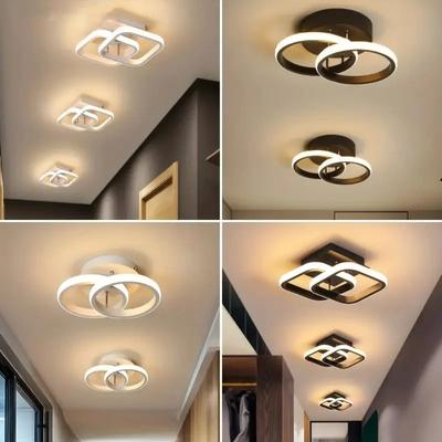 LED Koridor Tavan Lambası Koridor Aydınlatma Armatürleri Minimalist İskandinav Masa Lambası Yaratıcı Veranda Vestiyer LED Küçük Tavan Lambası
