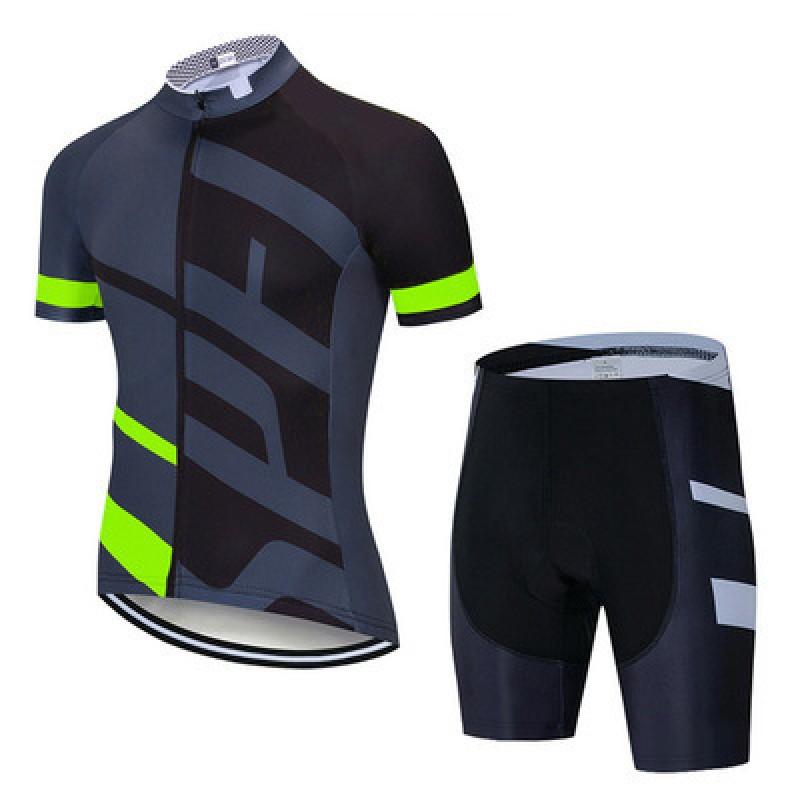 Men Women Cycling Jersey Set Short Sleeve Mountain Bike Apparel Quick Dry Breathable Riding Kit