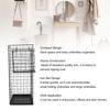 Umbrella Holder Geometric Design Powder Coating Iron Umbrella Holder Bin for Entryway Indoor