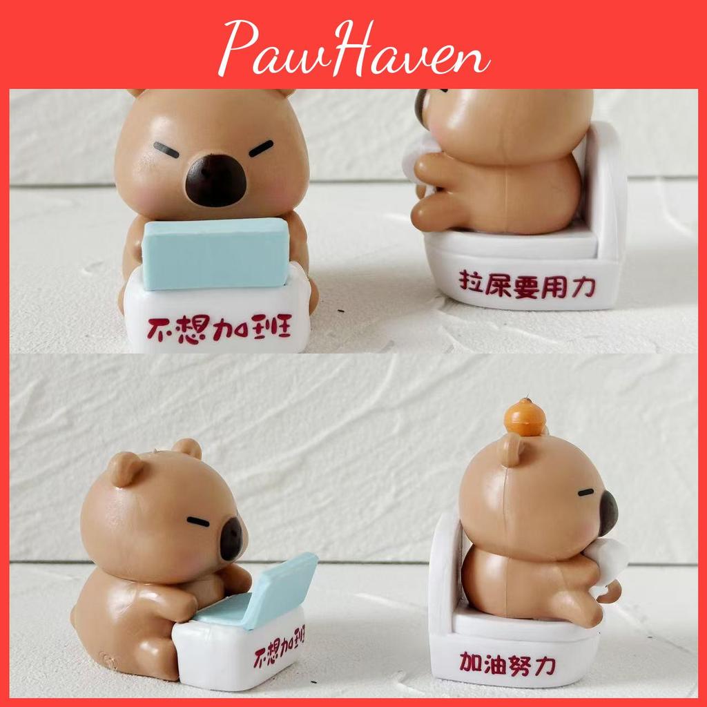 Figure Capybara Action Cartoon Model Toy Decoration Doll Children Ornament Gifts