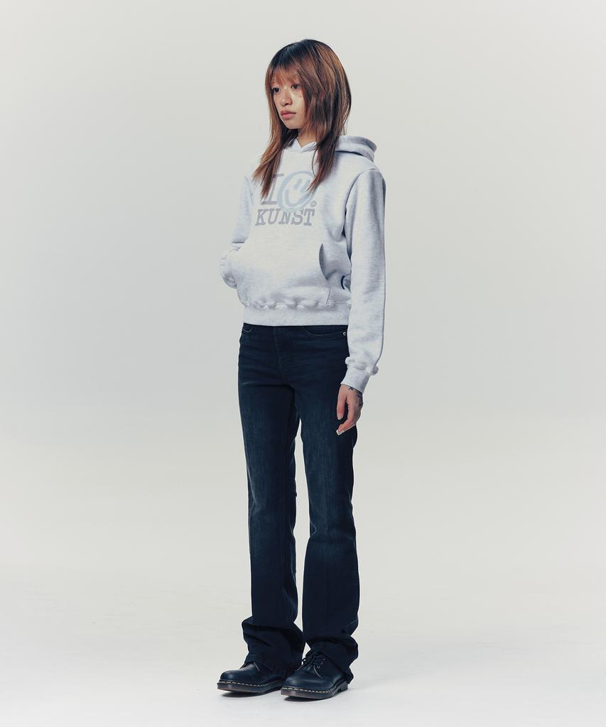 I Smiley Kunst Hoodie_Light Gray(Ik2Fsmm410A)