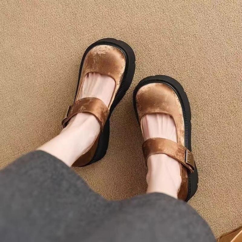 Dámské boty 2024 Horký výprodej Lodičky Mary Jane Dámské vysoké podpatky Módní Mělký výkroj Nová Kulatá špička Ležérní Platformové podpatky