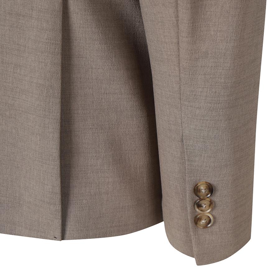 Sieg Hopsack Two-Button Setup Jacket Beige (Piead4024)
