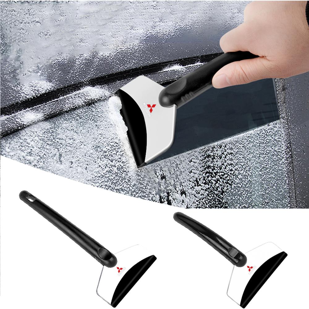 xksh2 Car Glass Winter Ice Removing Brush Shovel Tools Retractable Accessories For Mitsubishi 9 Ralliart X EX ASX L200 Colt Outlander