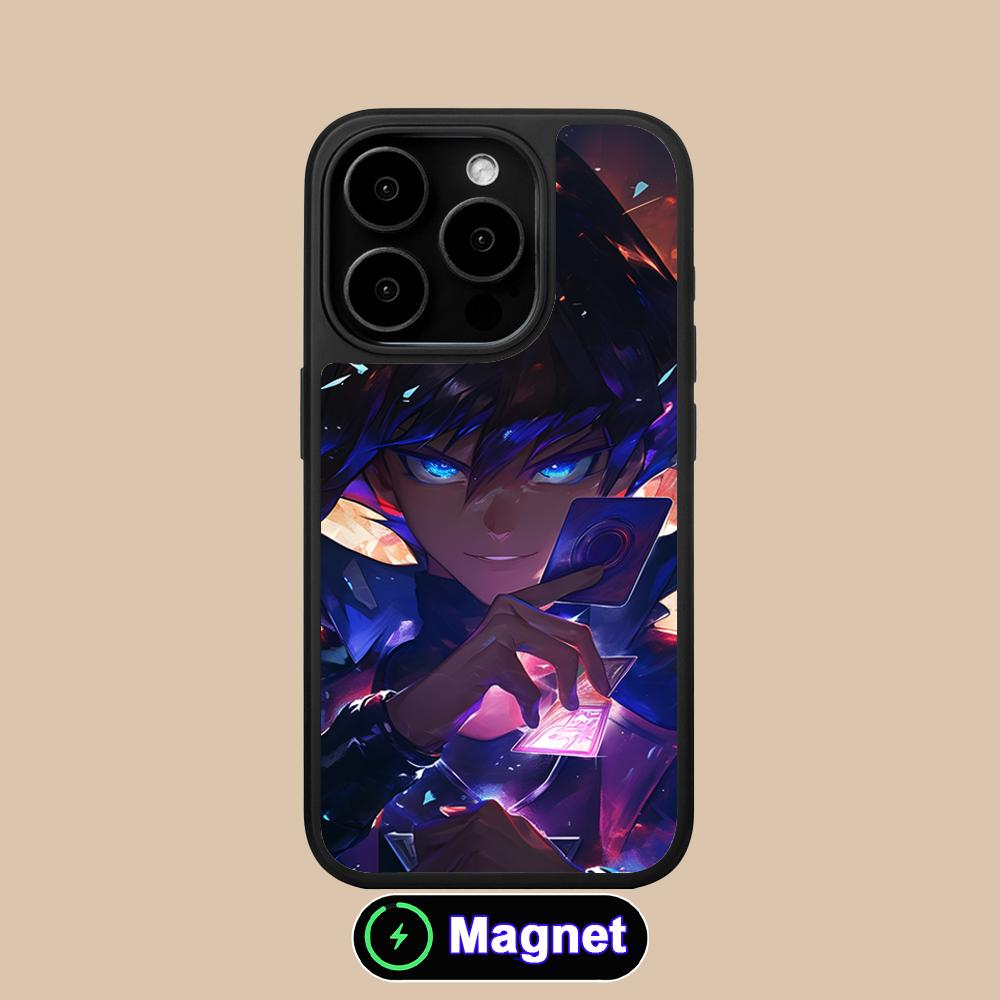Yugioh Seto Kaiba Phone Case for iPhone 17 16 15 14 13 12 11 Air Pro Max Plus Matte Surface Magsafe Cover