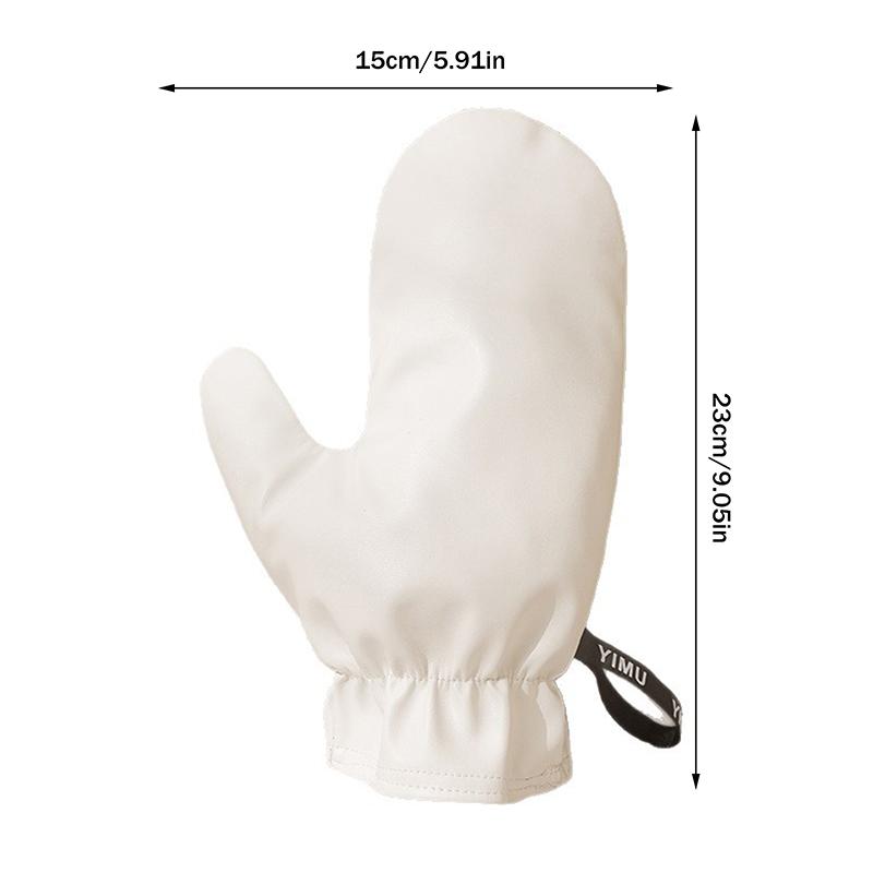 Leather Surface Body Lotion Mousse Glove With Thumb Self-Tanning Double-Sided Prevents Sticky Hands Applicator Quick Dry Mitt