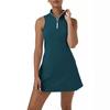 Summer Women's Golf Tennis Dress, Sleeveless Sports Training Suit with Built-in Shorts