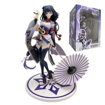 Genshin Impact Raiden Shogun Figure PVC Collectibles Model Doll Toys 9.8''