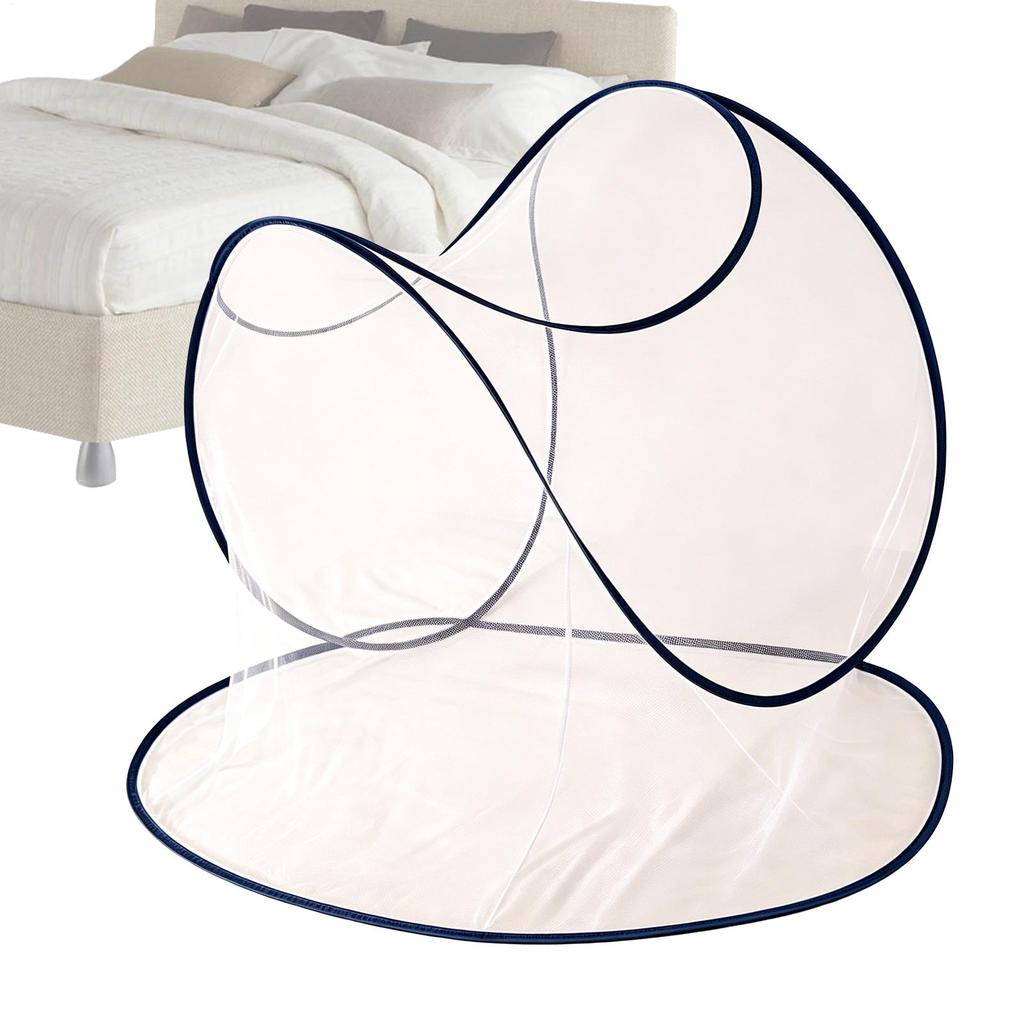 80x80cm Folding Mosquito Head Cover Portable Foldable Pop-up Cover Protection Sleeping Head Net For Adult Baby Face Protection
