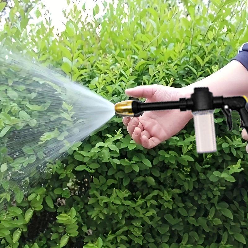 Adjustable High-Pressure Car Wash & Garden Foam Gun with Metal Nozzle for Watering & Rinsing