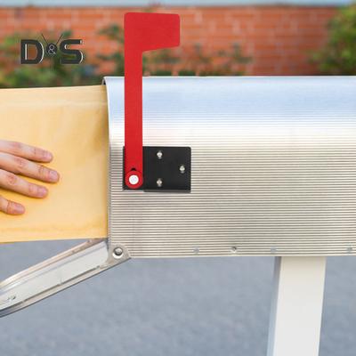 Bandierina Universale Rossa per Cassetta Postale Esterna in Metallo con Nastro Biadesivo Sostituzione Bandierina per Cassetta Postale per la Maggior Parte dei Modelli di Cassetta Postale