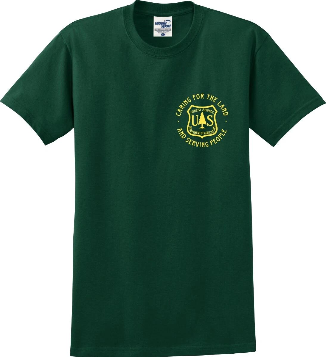 Caring For The Land And Serving People US Forest Service Unisex T shirt (S-5X) S