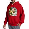 Men's Hooded Sweatshirt, Contrasting Color Sweatshirt, Sports   Casual Jacket