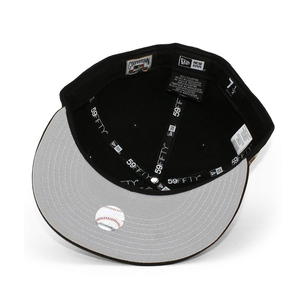 [New Era] Cap 59FIFTY San Francisco Giants MLB 1984 ALL STAR GREY BOTTOM FITTED CAP BLACK SAN FRANCISCO GIANTS 5950 Hat Color Bottom Major League Sz