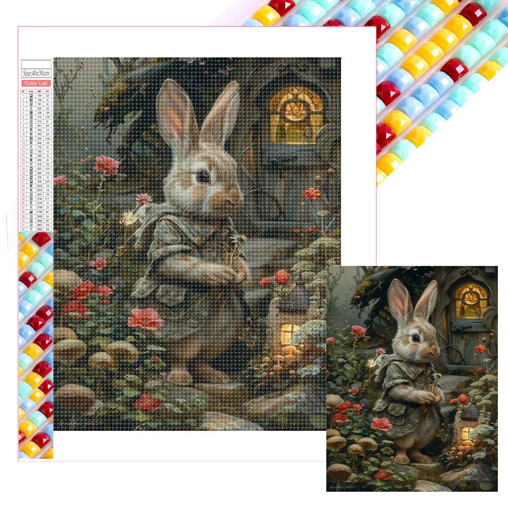 5D DIY Full Square Drill Diamond Painting Peter Rabbit Kit Home Decor Art