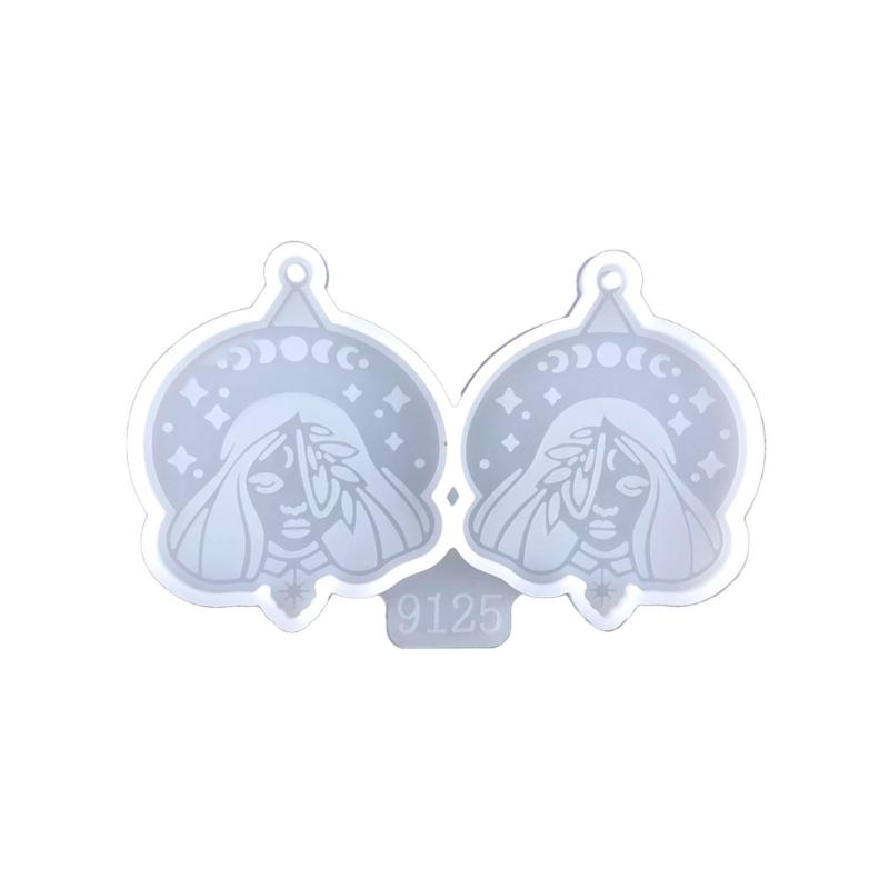 30 Styles Combined Earring Combination Ornament Molds Irregular Earrings Epoxy Jewelry Mold Resin Casting Pendant Mold for Diy
