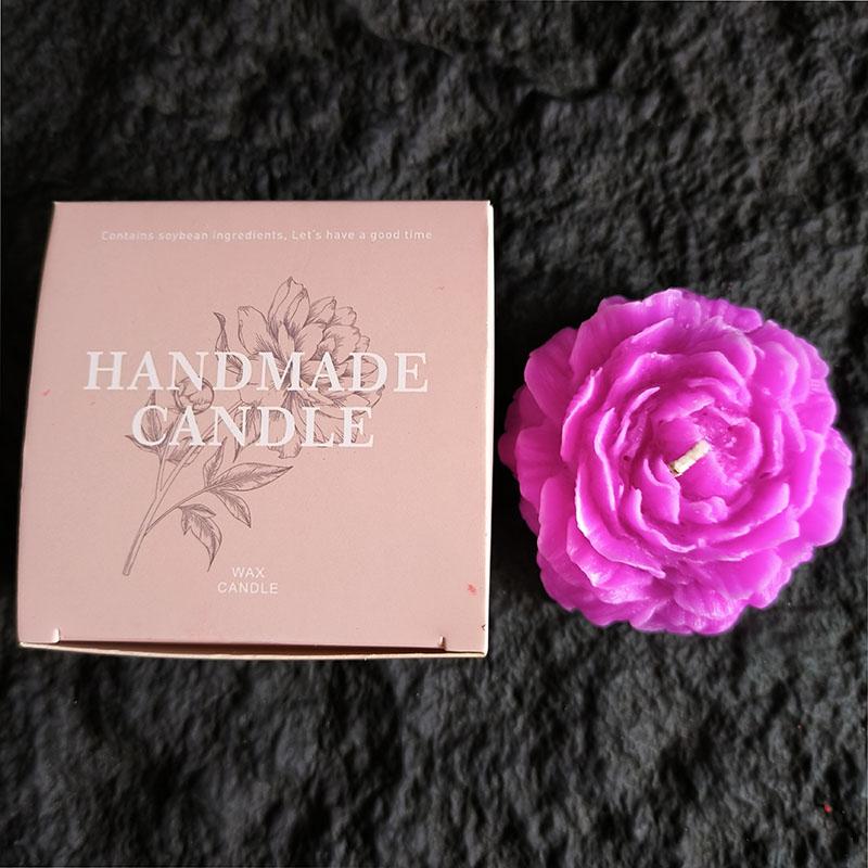 48° Rose Smell Cryogenic Candle Yilan Mild Wax Solution Soybean Wax Joyful Candles for Romantic Gift