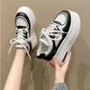 thick-soled niche retro dad shoes women's autumn new versatile cm height-increasing muffin sports board shoes