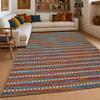 Jute Look Rug Living Room Natural Multicolor 240x340