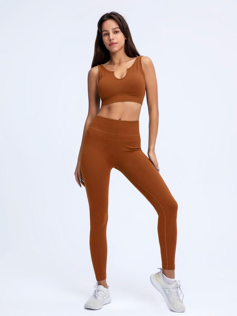 European & American High Waist Seamless Yoga Shorts - Women's Sexy, Knitted Outdoor Sports Leggings