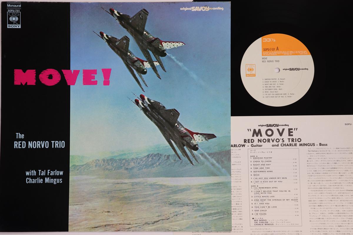 

LP Record RED NORVO TAL FARLOW CHARLES MING Move SOPU7SY CBS SONY 1975 Japan Jazz Used