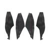 4pcs Car-styling Microfiber Leather Door Armrest Panel Cover Sticker For Toyota Corolla