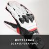 KOMINE 2025 Model Motorcycle Racing Gloves Size L 06-266 GK-266 Black/Red,