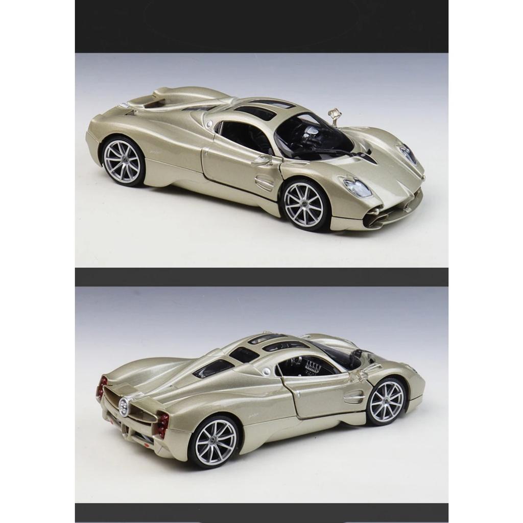 Welly 1/24 Pagani Utopia Alloy Sports Car Model Diecast Metal Track Racing Vehicles Car Model High Simulation Childrens Toy Gift