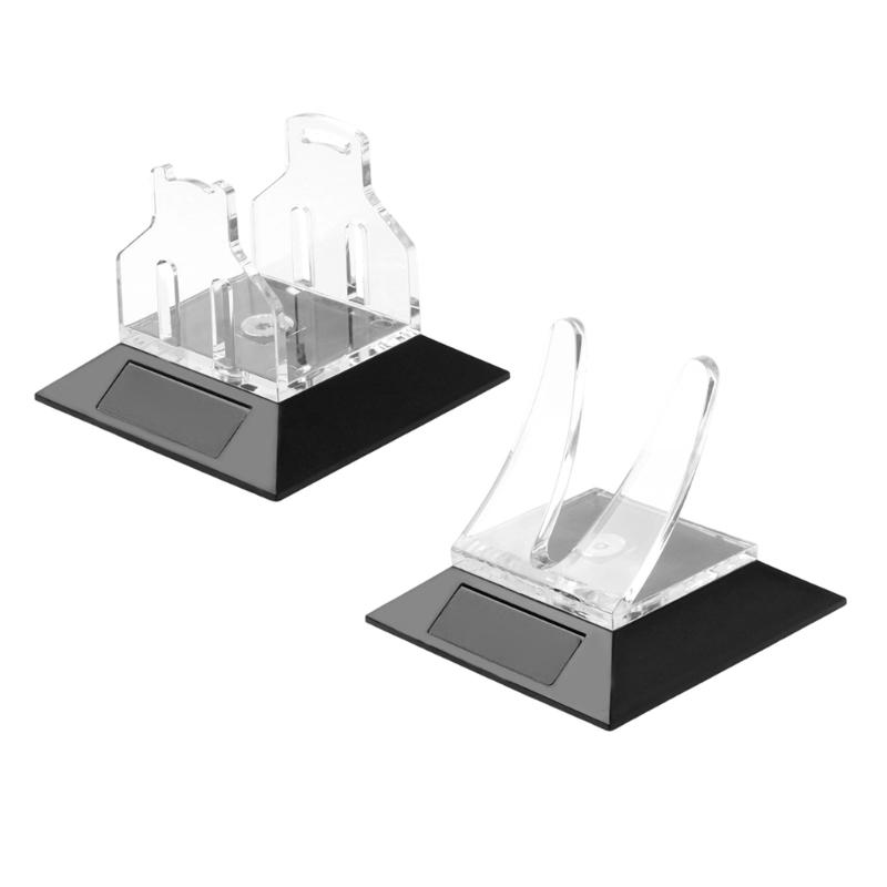 Easy to Install Acrylic Reel Holder Quick Setups Space Saving Design for Baitcasting Reels Display Rack Stand
