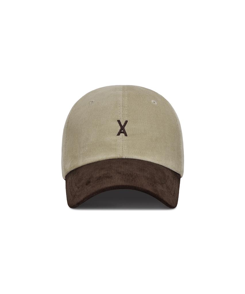 Bajal Va Corduroy Two-Tone Ball Cap Brown