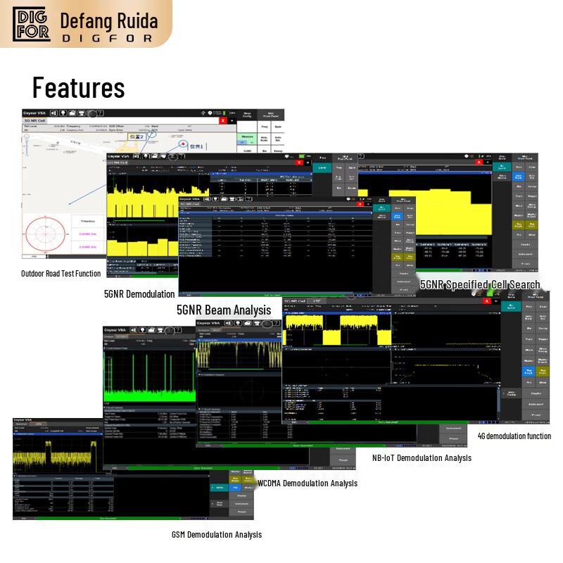 DIGFOR Intelligent Wide-Frequency Full-Band Spectrum Analyzer