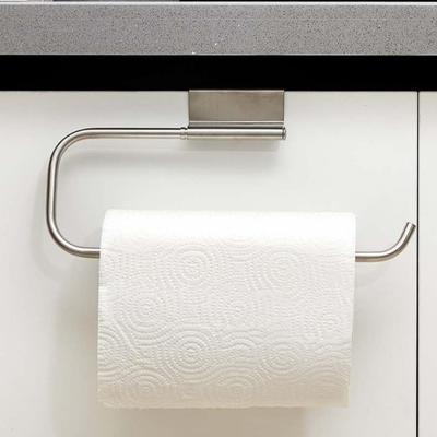 Schranktür-Papierhandtuchhalter aus Edelstahl Rostfrei Platzsparend Papierhandtuchspender Wandmontage Küchenpapierhalter