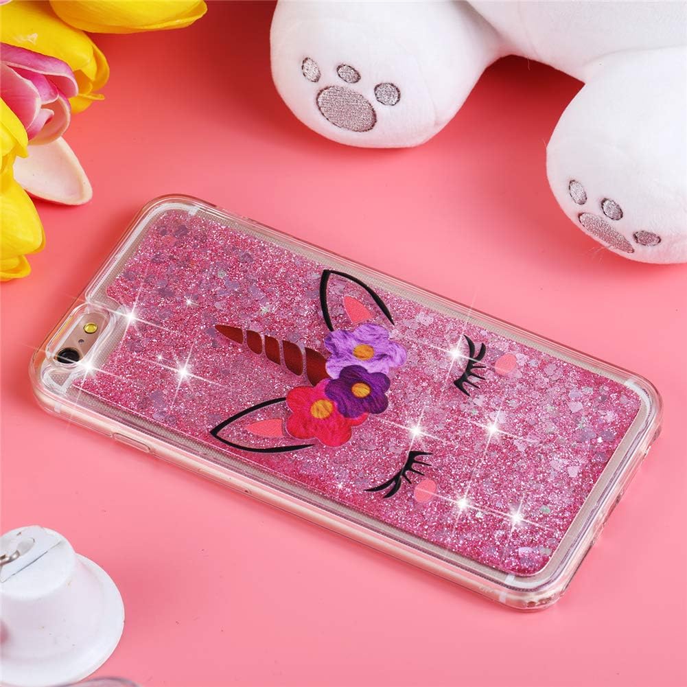 

Чехол для iPhone 6S с блестками, плавающий, блестящий, с эффектом зыбучих песков, прозрачный, мягкий силиконовый TPU, противоударный защитный бампер, тонкая накладка для iPhone 6 / 6S 4,7 дюйма