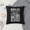Boxing Gloves Square Pillowcase Pillow Cover Cushion Throw Pillow for Home Bedroom Car