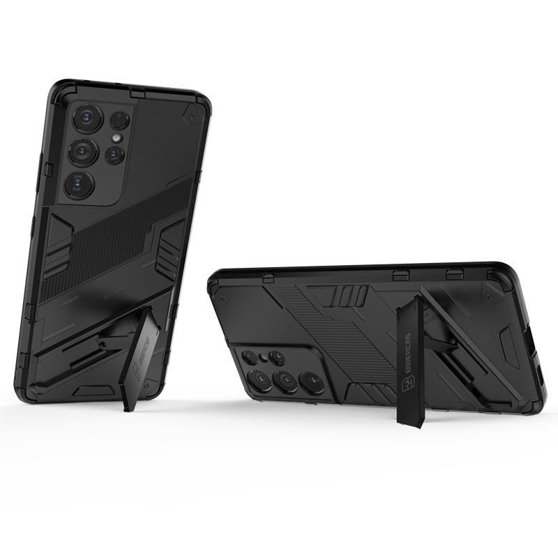 Suitable for Samsung Note20 Ultra Punk Anti Fall Case Samsung S24 Multifunctional Bracket Protection Case