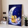 Disney Diamond Painting Winnie The Pooh and Friends Above The Moon Painting DIY Kit Adult Arts and Crafts Home Decor and Gift