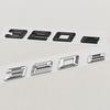 3D ABS Chrome Car Letters Logo 320e Rear Trunk Badge Emblem Sticker For BMW 3 Series EV 320e Auto Tail Marking Accessories