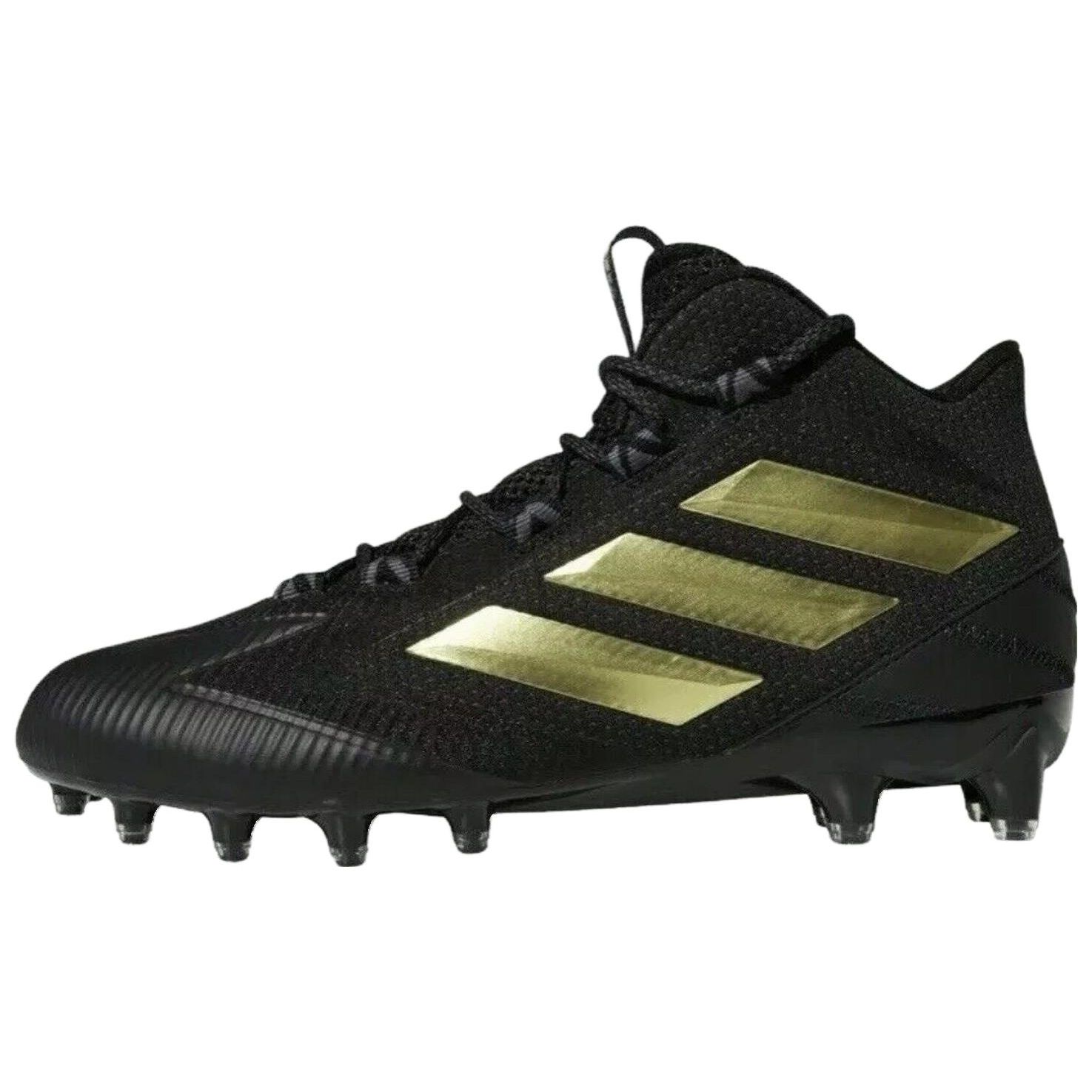 

Adidas Freak Carbon Mid Черно-золотые мужские кроссовки Основной черный Золотистый металлик Серый шесть F97425 46