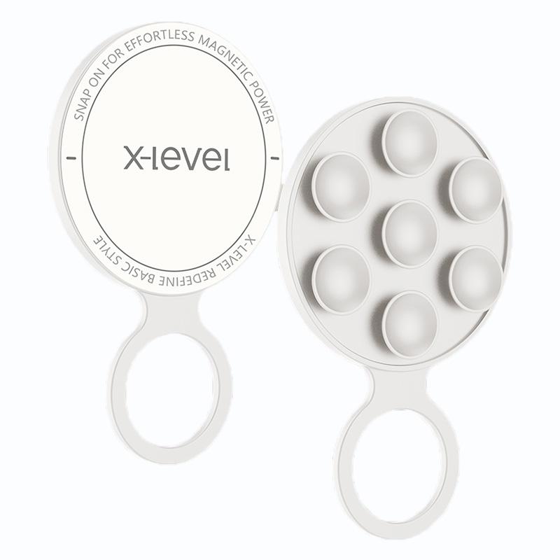

X-LEVEL Silicone Suction Cup Magnetic Phone Mount Holder Strong Magnet Hands-Free B