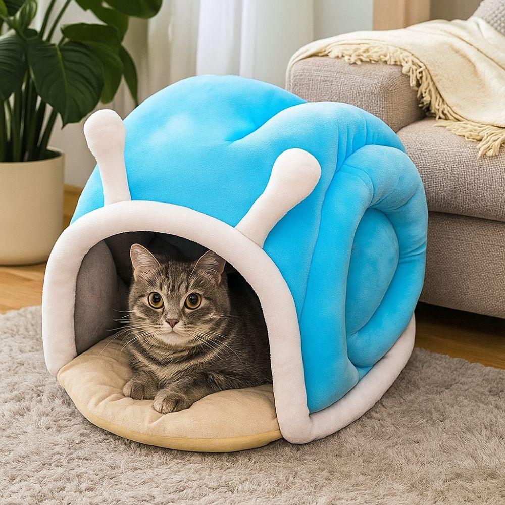 Cartoon Dog House Warm Cat Sleeping Bag Washable Kitten Cave  for Kitten Puppy Cats