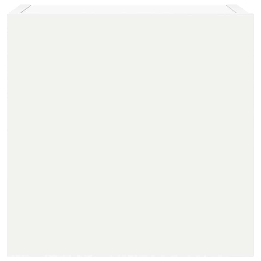 7 piece TV cabinet set white particleboard