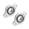 LRAUNGYOO Flange Type Unit KFL003 Bearing Unit Bore Bracket Insert Bearing Pillow Block Seat Bearing Pillow Block Bearing Flange Rotating Machine Zinc