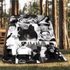 1pc Cortis, K Pop Outdoor Personalized Flannel Blanket, Soft, Lightweight Personalized Flannel Blanket, Digital Printing,