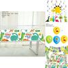 Colorful Cartoon Dinosaur Party Birthday Supplies Tableware Plates Cups Banner Set