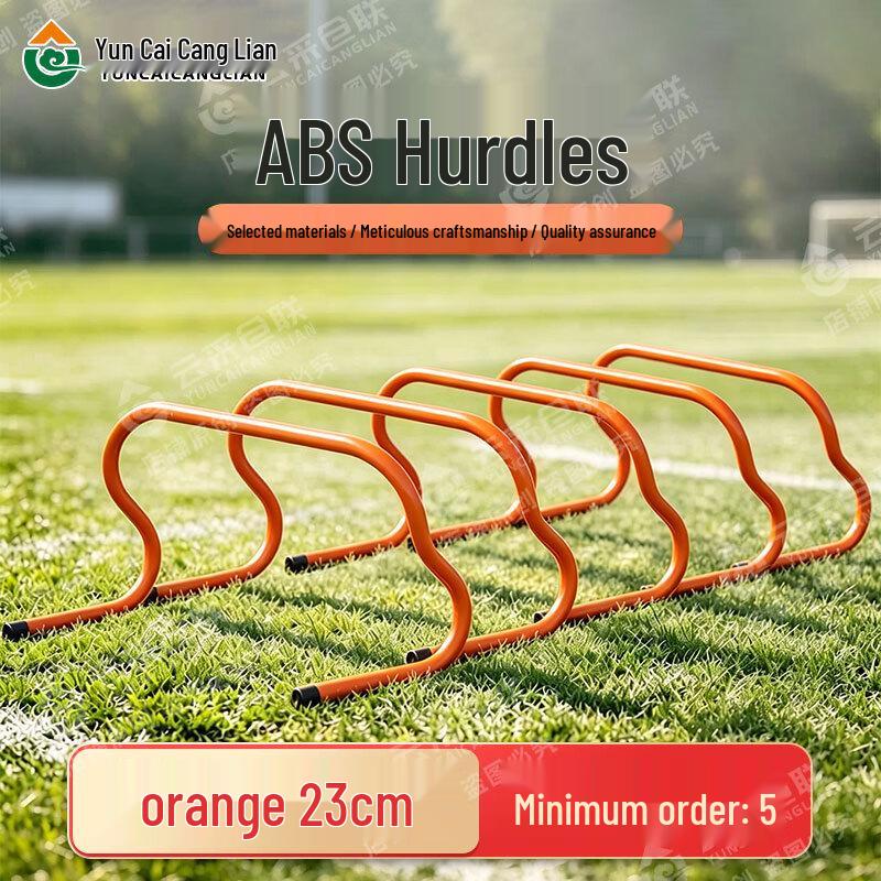 Bendable Agility Hurdles for Soccer Training