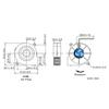 DC 12V 2Pin 5015 50x50x15mm turbo Blower Dual hydraulic Bearing Brushless Cooling Turbine Cooler Fan for 3D Printer xh2.54