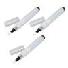 3pcs Empty Refillable Brush Pen for Makeup Portable Transparent Cosmetic Container Pens Applicator