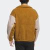 Adidas Color Block Loose Fit Zip Up Stand Collar Long Sleeve Retro Sports Jacket Men Jacket Rock-Layer-Bronze IK3433
