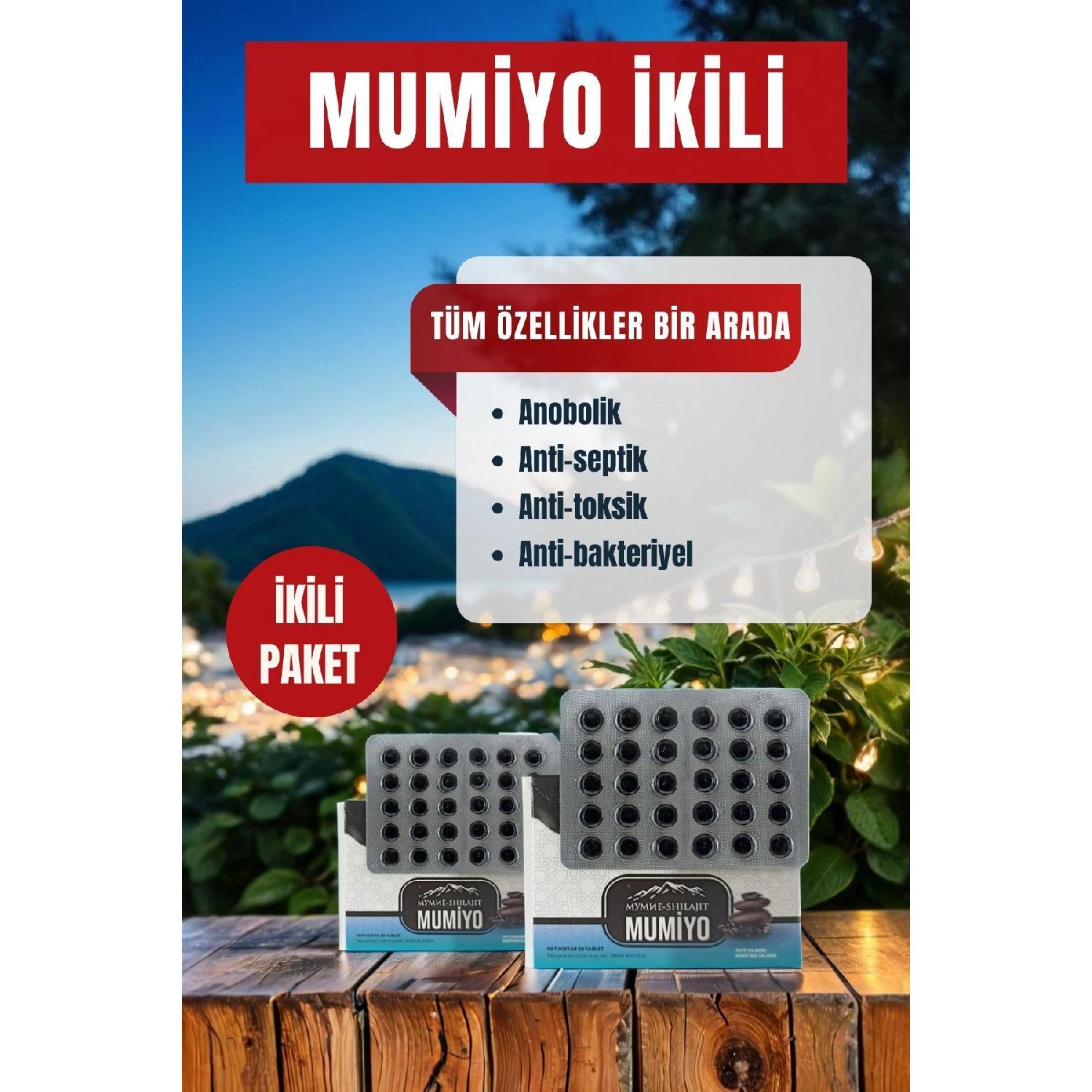

2 %100 %pure Mumiyo Tablet Of 30s Imported From Kyrgyzstan.